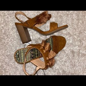 Tan Tassel Shoes